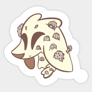 Puffball Mushroom Sable Sticker